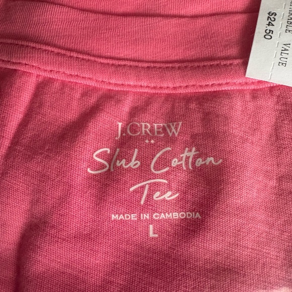 J Crew Slub Cotton Tee - Picture 3 of 4